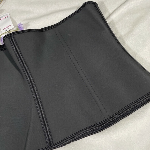 NEW FeelinGirl [ 3XL ] Latex Boned Slim Down Waist Trainer in‎ Black - Picture 8 of 10